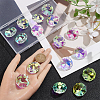 16Pcs Octagon Sew on Glass Rhinestone GLAA-SP0001-83B-01-3