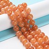 Dyed Natural Malaysia Jade Beads Strands G-G021-02B-12-2