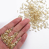 Plated Glass Bugle Beads SEED-S046-01A-22-4