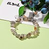 Natural Agate Chip Beads Stretch Bracelets BJEW-JB05765-01-4