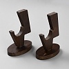 Wooden Magic Wand Display Stands ODIS-WH0086-151-1