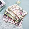 Wooden 2-Ring Loose Leaf Binder Postcard Phote Album Cover DIY-WH0547-065-6