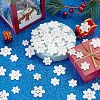 80Pcs 4 Styles Christmas Theme Resin Cabochons RESI-SC0003-42-4