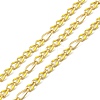 Handmade Brass Enamel Oval Link Chains CHC-L053-08G-03-1
