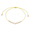 Natural Round Mixed Gemstone Beads Braided Bead Bracelets for Women BJEW-JB11655-4