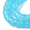 Baking Plating Glass Beads Strands X1-GLAA-H036-01G-2