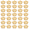 150Pcs 2-hole Alloy Buttons BUTT-LP0001-08-1