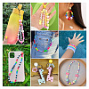 100Pcs 5 Styles Opaque Acrylic Beads MACR-TADJ0001-12G-7