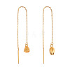 304 Stainless Steel Tassel Ear Thread for Women WG27079-01-5