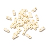 2-Hole Baking Paint Glass Seed Beads SEED-S023-17A-06-1