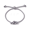 3Pcs Adjustable Polyester Cord Braided Bracelets for Women Men BJEW-JB11429-3