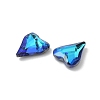 Electroplated Glass Pendants EGLA-M029-05-04-3