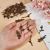 18Pcs 3 Styles Tibetan Style Alloy Pendants FIND-CA0010-84-3