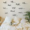 Translucent PVC Self Adhesive Wall Stickers STIC-WH0015-140-3