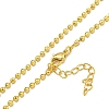 Rack Plating Brass Ball Chain Necklaces for Women NJEW-C059-28G-2