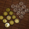 20mm Clear Domed Glass Cabochon Cover for Flat Round DIY Brass Photo Cabochon Making DIY-X0111-AB-NF-1