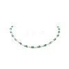 Glass Beaded Necklaces for Women NJEW-JN04265-5