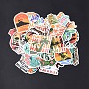 50Pcs Hawaii PVC Self Adhesive Stickers Set STIC-C003-04-3