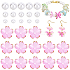 120Pcs Acrylic Bead Caps OACR-PA0002-13A-1