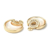 Brass Micro Pave Cubic Zirconia Charms KK-B072-16P-3