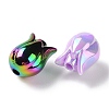 UV Plated Acrylic Beads X-SACR-G034-07-2