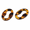 Two Tone Transparent Acrylic Linking Rings OACR-S038-030-3