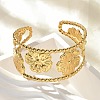 304 Stainless Steel Cuff Bangles for Women BJEW-Z096-04G-2