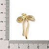 Rack Plating Brass Micro Pave Clear Cubic Zirconia Pendants KK-C047-19G-3