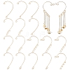 16Pcs 4 Style 316 Stainless Steel Ear Cuff Findings STAS-SZ0002-55-1