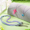10Pcs Cotton & Metallic Cord Necklace Making NJEW-TAC0056-7