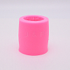 Wool Pattern Column Silicone Candle Molds LS-DIY-WH0175-60-1