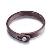 Leather Cord Bracelets BJEW-P099-13-2