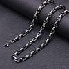 Titanium Steel Byzantine Chain Necklaces for Men FS-WG56795-85-1