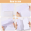 Polyester Book Cover OFST-WH0004-144O-4