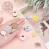 SUNNYCLUE DIY Imitation Food Key Chain Making Kit DIY-SC0018-32-3