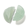 Natural Green Aventurine Butterfly Wing Cabochons G-D078-02D-2