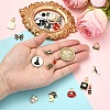 19Pcs 19 Styles Alloy Enamel Charms ENAM-YW0008-62-5