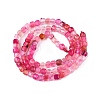 Dyed Natural Agate Beads Strands G-T138-211G-2