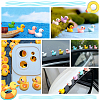   100Pcs 5 Colors Mini Resin Ducks DJEW-PH0001-19-6