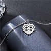 Stainless Steel Pendant Necklace PW-WG1B650-01-4