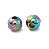 Rainbow Color Ion Plating(IP) Textured 304 Stainless Steel Beads STAS-P306-01B-MC-3