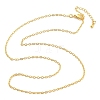 Brass Cable Chains Necklaces for Women NJEW-D302-47G-4