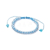 Round Glass Seed Braided Bead Bracelets BJEW-MZ00088-01-1