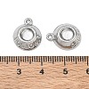 304 Stainless Steel Pendant Cabochon Settings SA-CBAE5AC-21P-3