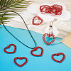 10Pcs Spray Painted Alloy Pendants FIND-TA0010-47A-7