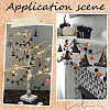 100Pcs 2 Colors Halloween DIY Doll Craft Pom Pom Yarn Pom Pom Balls AJEW-SC0003-18-5