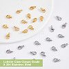 100Pcs 2 Colors 304 Stainless Steel Lobster Claw Clasps STAS-PH0006-10-4