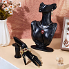 1Pc Woman Bust Shaped Resin Necklace Display Stands NDIS-UN0001-01B-2