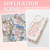 80Pcs Opaque Resin Cabochons CRES-SC0003-33-5