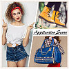 4Pcs 2 Styles Alloy & Imitation Pearl Three-layer Boot Strap Chains AJEW-ME0003-09-4